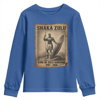 Shaka Zulu Youth Sweatshirt King of Zulu Kingdom Indigenous African Tribe