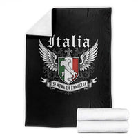 Italy Italia Sempre La Famiglia Throw Blanket Family Is Everything Italian Saying - Wonder Print Shop