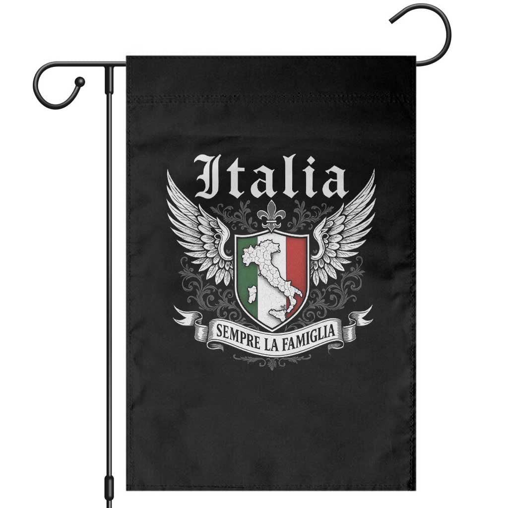 Italy Italia Sempre La Famiglia Garden Flag Family Is Everything Italian Saying - Wonder Print Shop