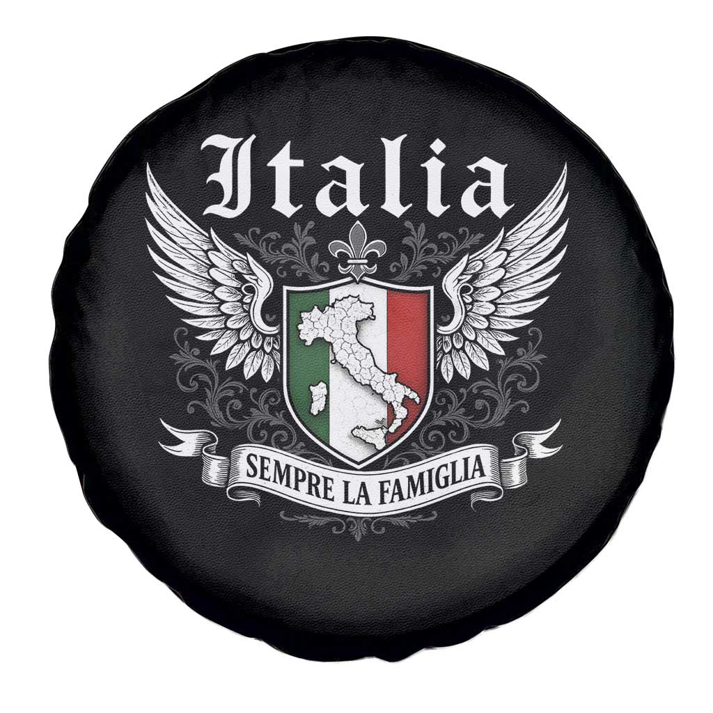Italy Italia Sempre La Famiglia Spare Tire Cover Family Is Everything Italian Saying - Wonder Print Shop