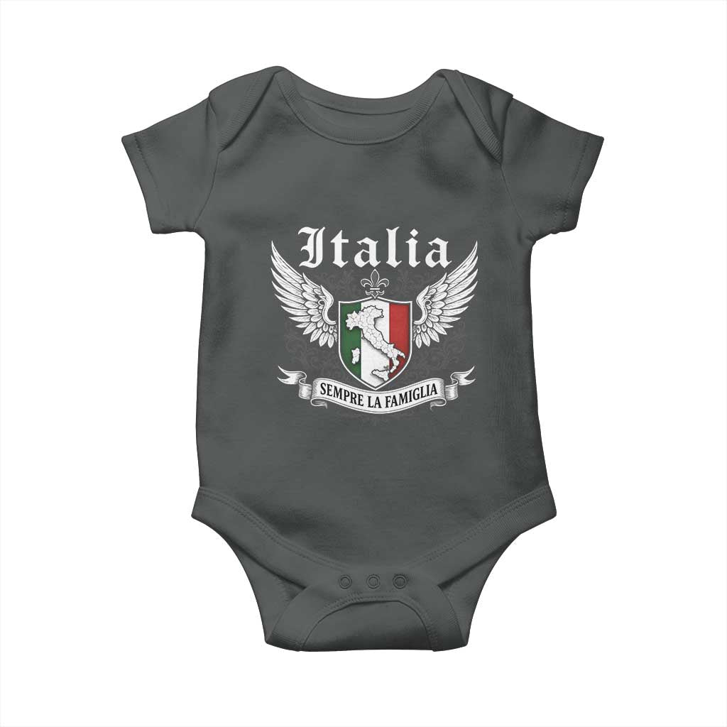 Italy Italia Sempre La Famiglia Baby Onesie Family Is Everything Italian Saying - Wonder Print Shop