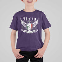 Italy Italia Sempre La Famiglia T Shirt For Kid Family Is Everything Italian Saying - Wonder Print Shop