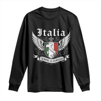 Italy Italia Sempre La Famiglia Long Sleeve Shirt Family Is Everything Italian Saying - Wonder Print Shop