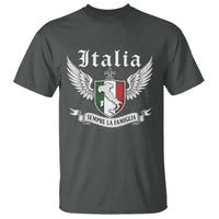 Italy Italia Sempre La Famiglia T Shirt Family Is Everything Italian Saying - Wonder Print Shop