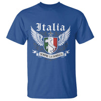 Italy Italia Sempre La Famiglia T Shirt Family Is Everything Italian Saying - Wonder Print Shop