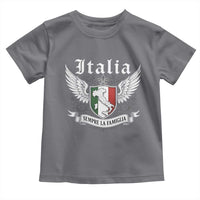 Italy Italia Sempre La Famiglia Toddler T Shirt Family Is Everything Italian Saying - Wonder Print Shop