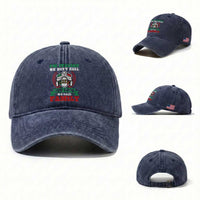Funny I'm Italian We Don't Call The Cops We Call Family Washed Cotton Baseball Cap Sicilian Mafia