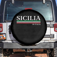 Sicily Sicilian Italian Flag Souvenirs Medusa Spare Tire Cover - Wonder Print Shop