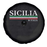 Sicily Sicilian Italian Flag Souvenirs Medusa Spare Tire Cover - Wonder Print Shop