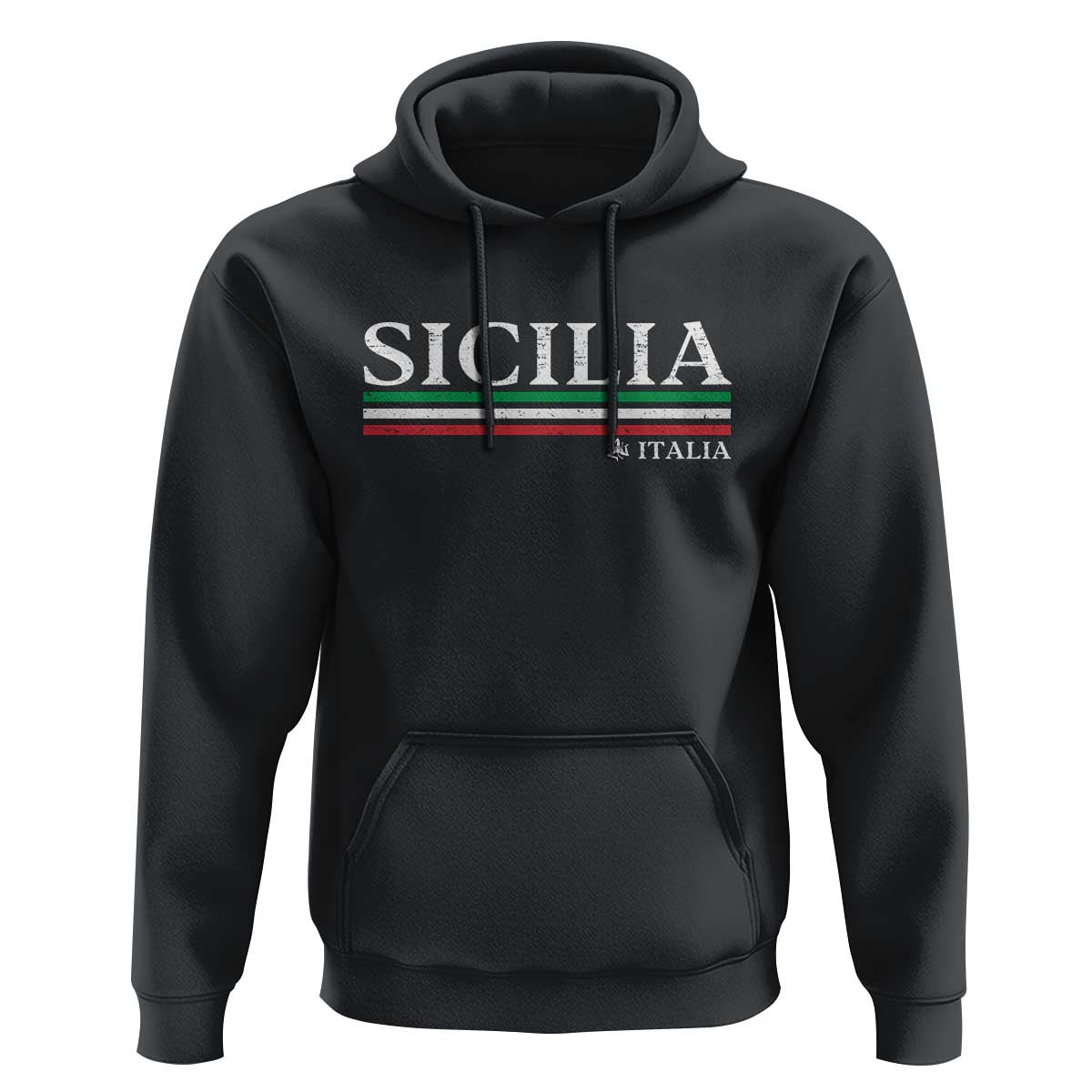 Sicily Sicilian Italian Flag Souvenirs Medusa Hoodie - Wonder Print Shop