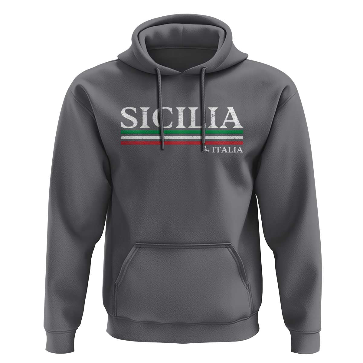 Sicily Sicilian Italian Flag Souvenirs Medusa Hoodie - Wonder Print Shop