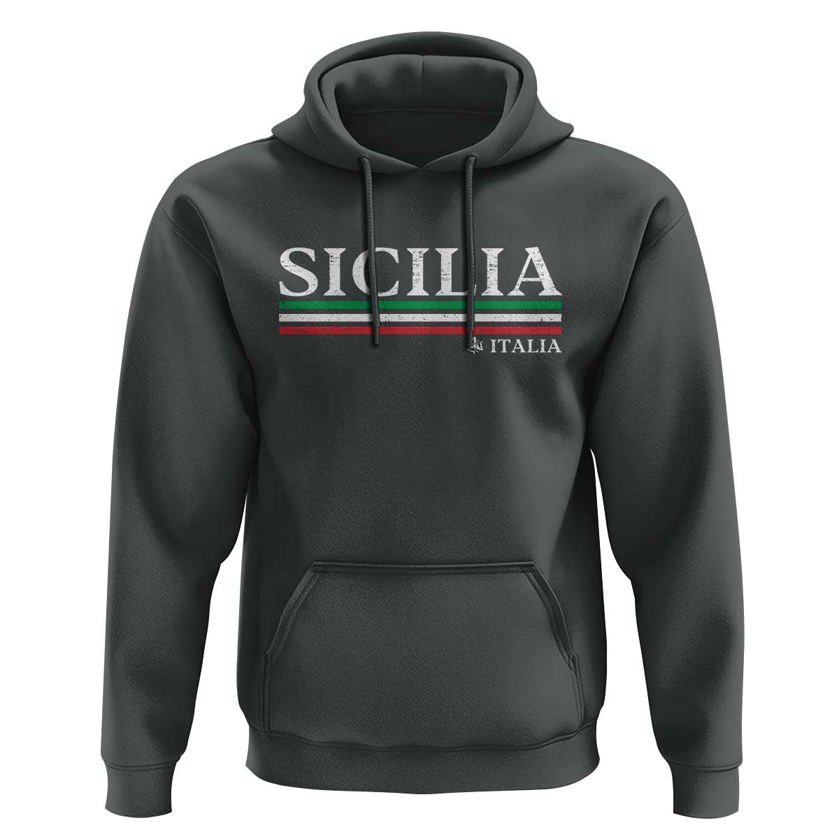 Sicily Sicilian Italian Flag Souvenirs Medusa Hoodie - Wonder Print Shop