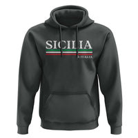 Sicily Sicilian Italian Flag Souvenirs Medusa Hoodie - Wonder Print Shop