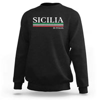 Sicily Sicilian Italian Flag Souvenirs Medusa Sweatshirt - Wonder Print Shop