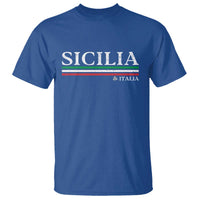 Sicily Sicilian Italian Flag Souvenirs Medusa T Shirt - Wonder Print Shop