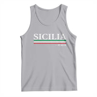 Sicily Sicilian Italian Flag Souvenirs Medusa Tank Top - Wonder Print Shop