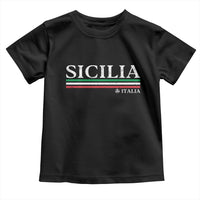 Sicily Sicilian Italian Flag Souvenirs Medusa Toddler T Shirt - Wonder Print Shop