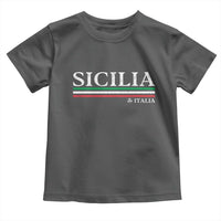 Sicily Sicilian Italian Flag Souvenirs Medusa Toddler T Shirt - Wonder Print Shop