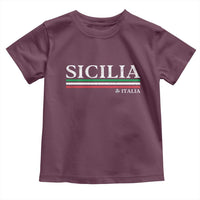 Sicily Sicilian Italian Flag Souvenirs Medusa Toddler T Shirt - Wonder Print Shop
