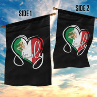 Sicily Palermo Italy Medusa Sicilia Heart Italian Flag Garden Flag - Wonder Print Shop