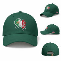 Sicily Palermo Italy Medusa Sicilia Heart Italian Flag Baseball Cap