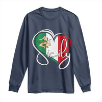 Sicily Palermo Italy Medusa Sicilia Heart Italian Flag Long Sleeve Shirt - Wonder Print Shop