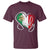 Sicily Palermo Italy Medusa Sicilia Heart Italian Flag T Shirt - Wonder Print Shop