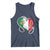 Sicily Palermo Italy Medusa Sicilia Heart Italian Flag Tank Top - Wonder Print Shop