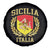 Sicilia Flag Sicily Palermo Italy Triskelion Spare Tire Cover - Wonder Print Shop