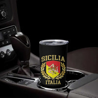Sicilia Flag Sicily Palermo Italy Triskelion Tumbler Cup - Wonder Print Shop