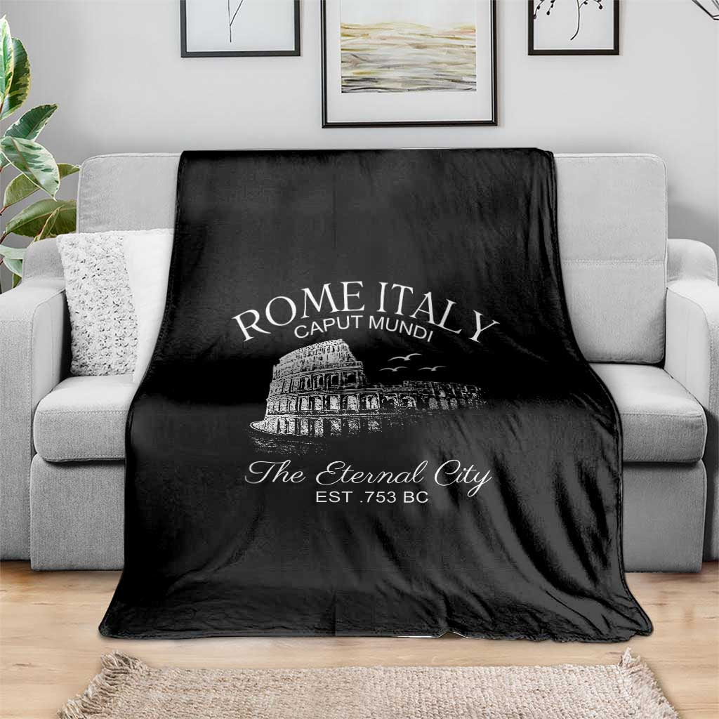 Rome Colosseum Italy Throw Blanket Caput Mindi The Eternal City Amphitheatre Ancient - Wonder Print Shop