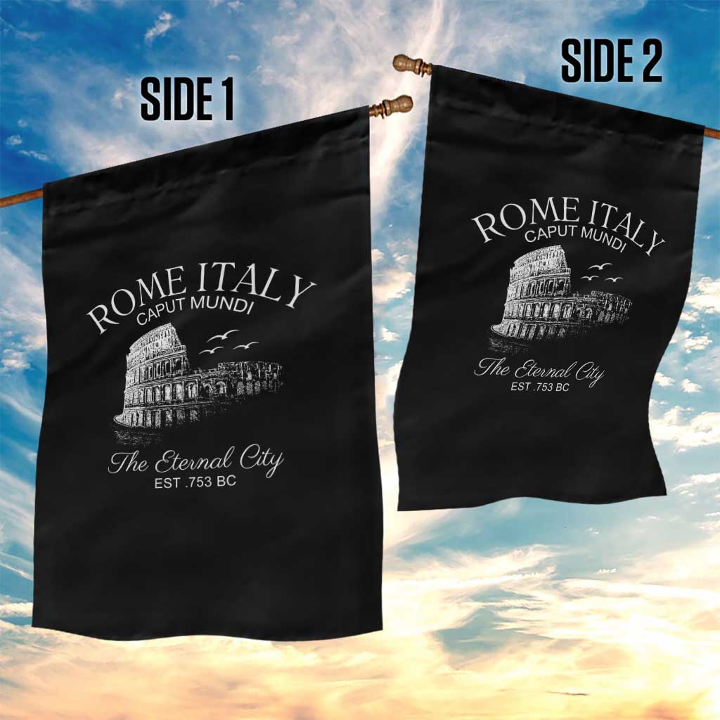 Rome Colosseum Italy Garden Flag Caput Mindi The Eternal City Amphitheatre Ancient - Wonder Print Shop