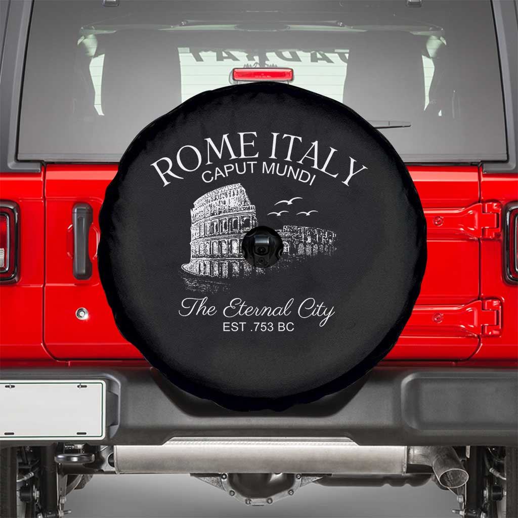 Rome Colosseum Italy Spare Tire Cover Caput Mindi The Eternal City Amphitheatre Ancient - Wonder Print Shop