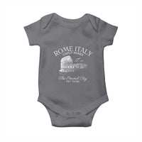 Rome Colosseum Italy Baby Onesie Caput Mindi The Eternal City Amphitheatre Ancient - Wonder Print Shop