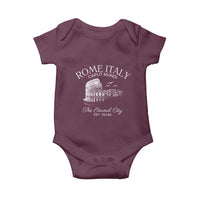 Rome Colosseum Italy Baby Onesie Caput Mindi The Eternal City Amphitheatre Ancient - Wonder Print Shop