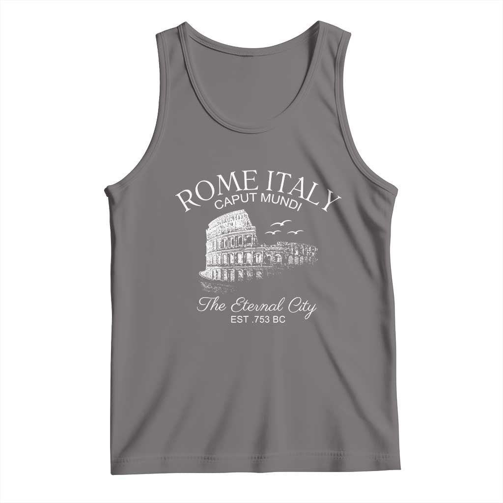 Rome Colosseum Italy Tank Top Caput Mindi The Eternal City Amphitheatre Ancient - Wonder Print Shop