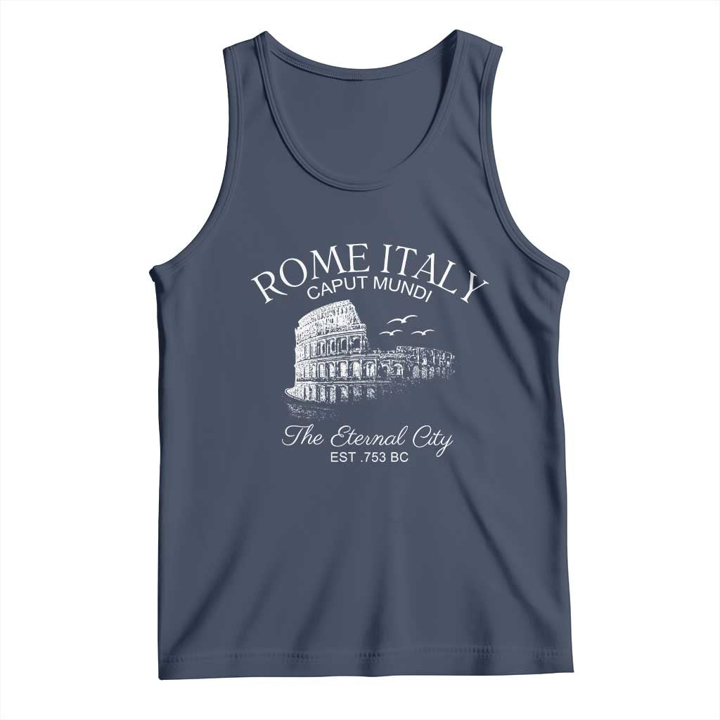 Rome Colosseum Italy Tank Top Caput Mindi The Eternal City Amphitheatre Ancient - Wonder Print Shop