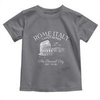 Rome Colosseum Italy Toddler T Shirt Caput Mindi The Eternal City Amphitheatre Ancient - Wonder Print Shop