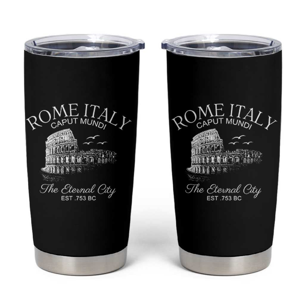 Rome Colosseum Italy Tumbler Cup Caput Mindi The Eternal City Amphitheatre Ancient - Wonder Print Shop