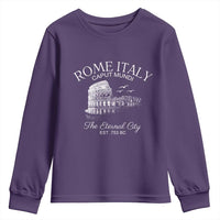 Rome Colosseum Italy Youth Sweatshirt Caput Mindi The Eternal City Amphitheatre Ancient - Wonder Print Shop