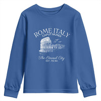 Rome Colosseum Italy Youth Sweatshirt Caput Mindi The Eternal City Amphitheatre Ancient - Wonder Print Shop