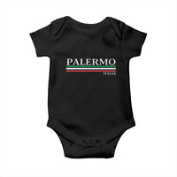 Palermo Sicily Italian Flag Souvenirs Sicilia Italia Baby Onesie - Wonder Print Shop