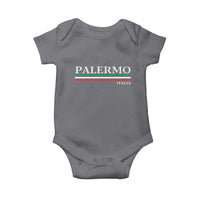 Palermo Sicily Italian Flag Souvenirs Sicilia Italia Baby Onesie - Wonder Print Shop