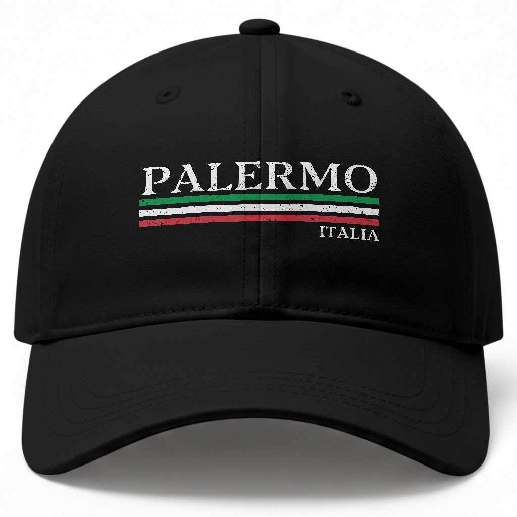 Palermo Sicily Italian Flag Souvenirs Sicilia Italia Baseball Cap