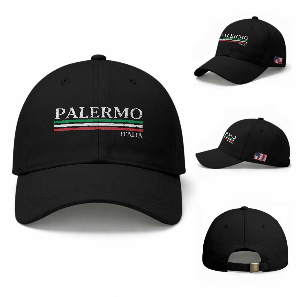 Palermo Sicily Italian Flag Souvenirs Sicilia Italia Baseball Cap