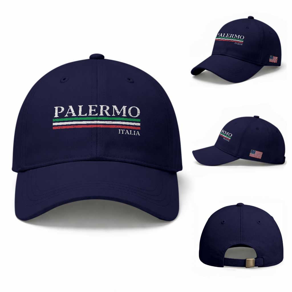 Palermo Sicily Italian Flag Souvenirs Sicilia Italia Baseball Cap