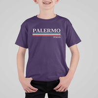 Palermo Sicily Italian Flag Souvenirs Sicilia Italia T Shirt For Kid - Wonder Print Shop