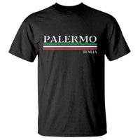 Palermo Sicily Italian Flag Souvenirs Sicilia Italia T Shirt - Wonder Print Shop
