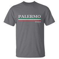 Palermo Sicily Italian Flag Souvenirs Sicilia Italia T Shirt - Wonder Print Shop
