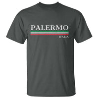 Palermo Sicily Italian Flag Souvenirs Sicilia Italia T Shirt - Wonder Print Shop